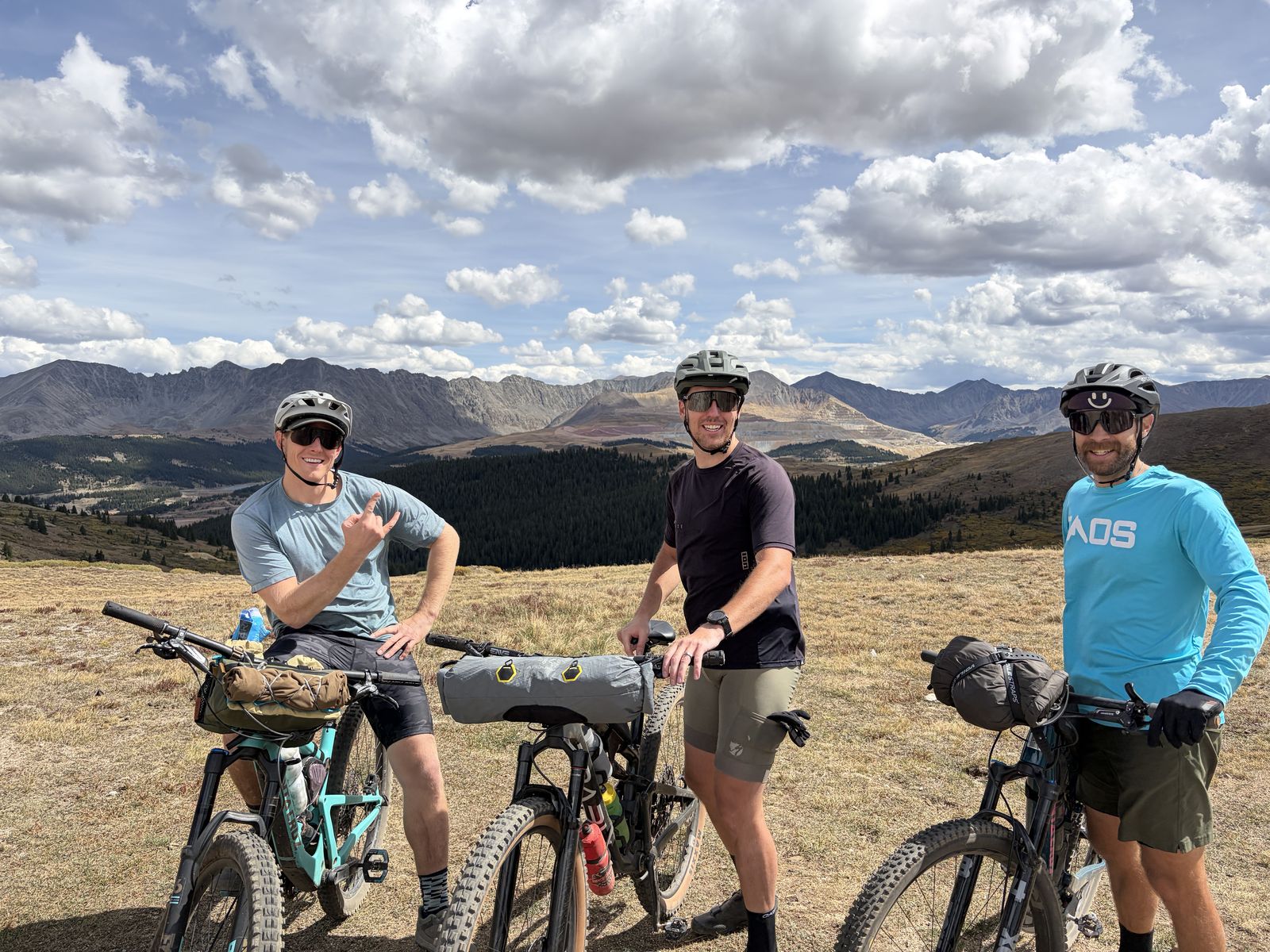 Top of Searle Pass, looking back at the Tenmile Range.