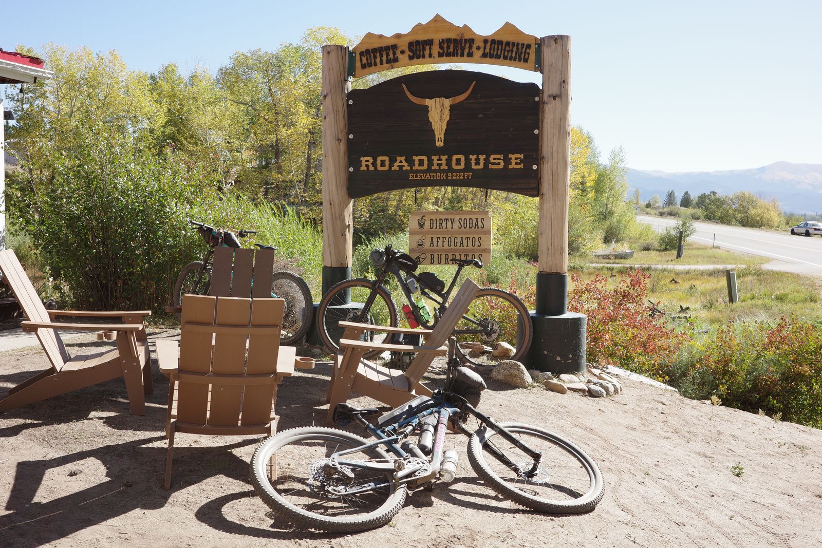 Twin Lakes Roadhouse — coffee, burritos, second breakfast, lodging, right on the route. “That’s going to be brutal.”